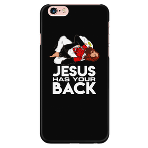 Jesus has your back self phone case