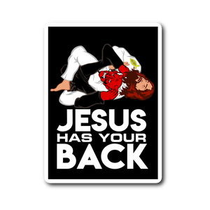 Jesus Has Your Back Sticker