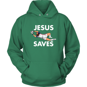 Jesus Saves Soccer Hoodie