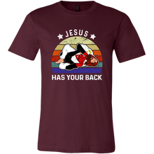 Jesus Has Your Back  Brazilian Jiu Jitsu Vintage Tshirt