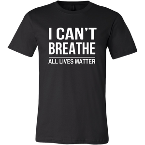 I Can't Breath T shirt Black lives matter