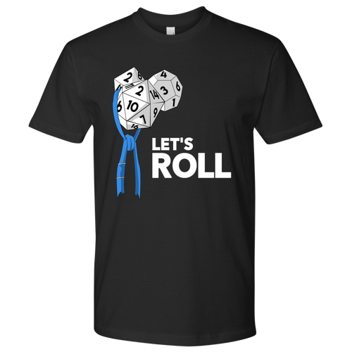 Let's Roll Dice Blue Belt Shirt