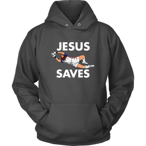 Jesus Saves Soccer Hoodie